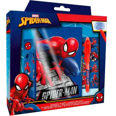 Marvel Spiderman Diary + Magic pen
