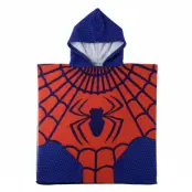 Marvel Spiderman microfibre poncho beach towel