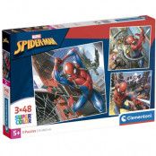 Marvel Spiderman puzzle 3x48pcs