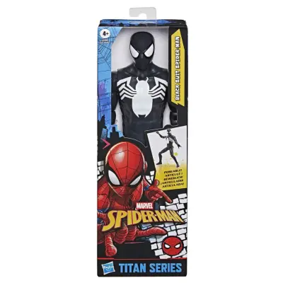 Marvel Spiderman Titan Series Black Suit Spider-Man - Marvel -  Leksaksaffären
