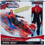 Marvel Titan Hero Series Spiderman figure + vehicle