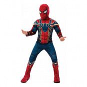 Marvel Endgame Iron Spider Deluxe Barn Maskeraddräkt - Large