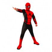 Spider-Man med Muskler Deluxe Barn Maskeraddräkt - Medium