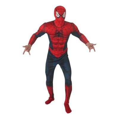 Spiderman Deluxe Maskeraddräkt - X-Large