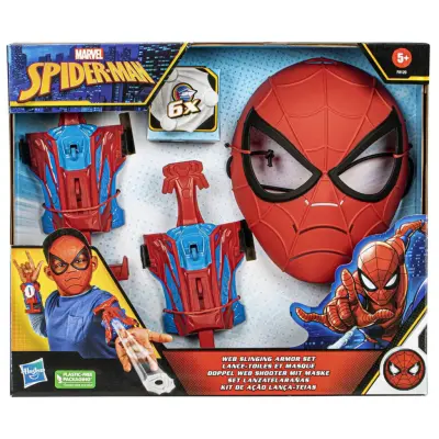 Spiderman Web Slinging Armor Set - Spiderman -  Leksaksaffären