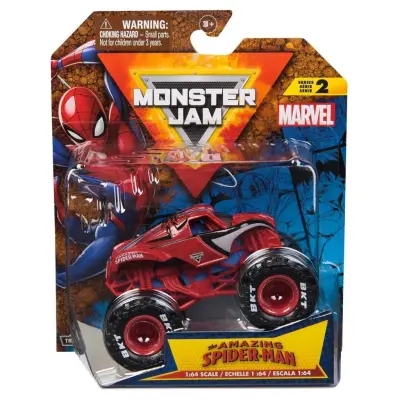 Monster Jam 1:64 Marvel Spiderman - Monster Jam -  Leksaksaffären