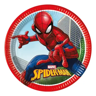 Papperstallrikar Spiderman - 8-pack