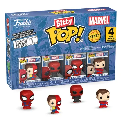 POP Marvel Spider-Man - Bitty 4-Pack - Parker Split 2,5cm