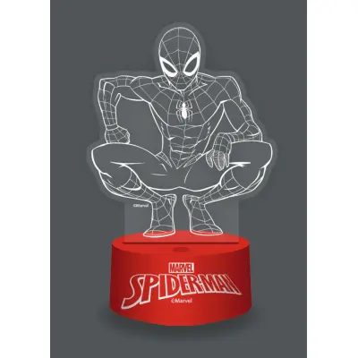 Spider-Man - 3D Lamp Rgb With Remote