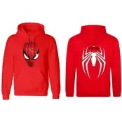 Spider-Man - Marvel Luvtröja - Spider Crest - S XXL - för Herr - röd