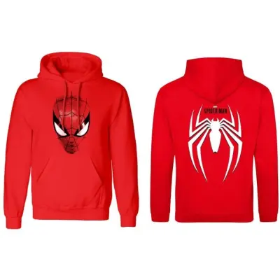 Spider-Man - Marvel Luvtröja - Spider Crest - M XL - för Herr - röd