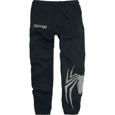 Spider-Man - Marvel Tygbyxor - Logo Spider - S XXL - för Herr - svart