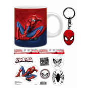 SpiderMan Gift Box with Mug Keychain Stickers