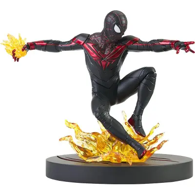 Spiderman - Marvel Gallery Ps5 Pvc Statue - Miles Morales - 25Cm