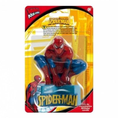 Spiderman Tårtljus