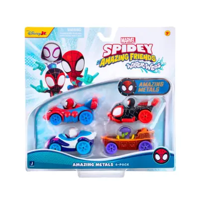 Spidey Amazing Friends Amazing metals 4-pack - Spidey and His Amazing Friends -  Leksaksaffären