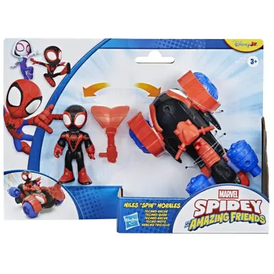 Spidey Amazing Friends Fordon med figur Miles