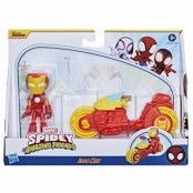 Spidey Amazing Friends Motorcykel Iron Man