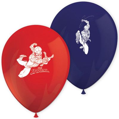 Spindelmannen Crime Fighter Ballonger 8-pack