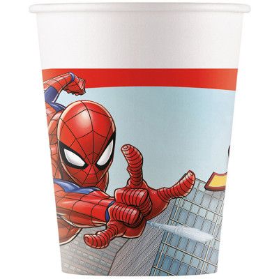 Spindelmannen Crime Fighter Pappersmugg 8-pack