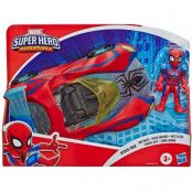 Super Hero Adventures Figure & Vehicle Spiderman