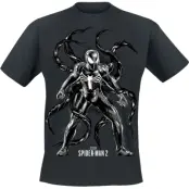 Spider-Man - gaming T-shirt - Marvel Games - Spider-Man 2 - Back in Black - S 5XL - för Herr - svart