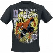 Spider-Man - Marvel T-shirt - Comic Battle - L 4XL - för Herr - svart