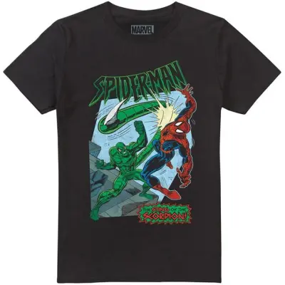 Spider-Man - Marvel T-shirt - Retro Sting of the Scorpion - S XXL - för Herr - svart