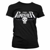 The Punisher Logo Girly T-Shirt Svart