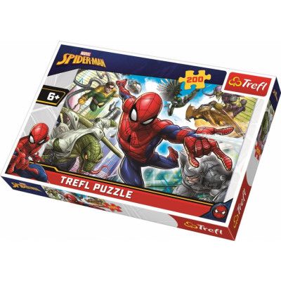 Trefl Spiderman Born Hero Pussel 200 bitar 13235 - Trefl -  Leksaksaffären