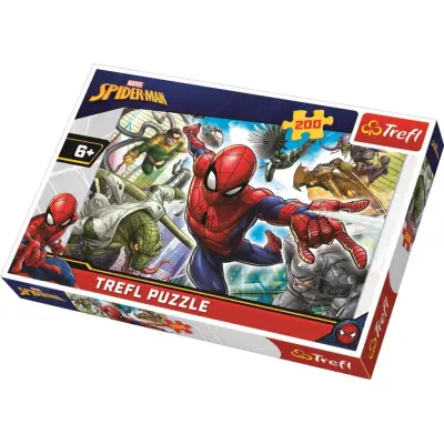 Trefl Spiderman Born Hero Pussel 200 bitar 13235 - Trefl -  Leksaksaffären