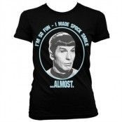 I Made Spock Smile Girly T-Shirt, T-Shirt