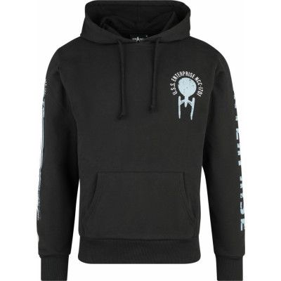 Star Trek Luvtröja - Enterprise - M XXL - för Herr - svart