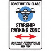 Star Trek - Starship Parking Tin Sign
