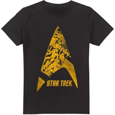 Star Trek T-shirt - Delta Crew - M 5XL - för Herr - svart