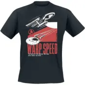 Star Trek T-shirt - Semper Exploro - M 5XL - för Herr - svart