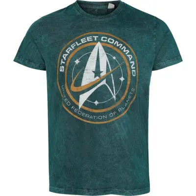 Star Trek T-shirt - Star Fleet - S M - för Herr - blå