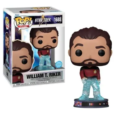 Star Trek Transporter - Pop Plus Nr 1688 - Riker (Glitter)
