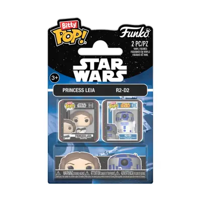 Bitty Pop! 2-pack Disney: Star Wars - Leia & R2D2 Vinyl Figures