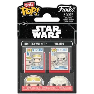 Bitty Pop! 2-Pack Disney: Star Wars - Luke Skywalker & Wampa Vinyl Figures