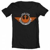 Join The Resistance Wide Neck Tee, Wide Neck Tee