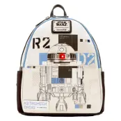 Loungefly Star Wars R2-D2 backpack 26cm