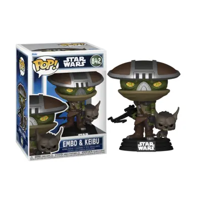 Pop Star Wars Mandalorian & Grogu - #842 - Embo & Keibu