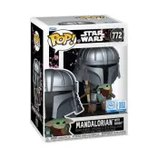 POP figure Star Wars Impressions Mandalorian with Grogu Exclusive