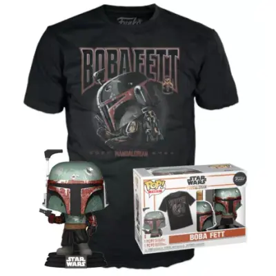 POP Star Wars Booble Head #Xxx Boba Fett + Tee M