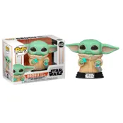 POP Star Wars Mandalorian Grogu The Child with Cookie