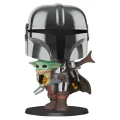 POP Star Wars Mandalorian with Yoda Child 25cm