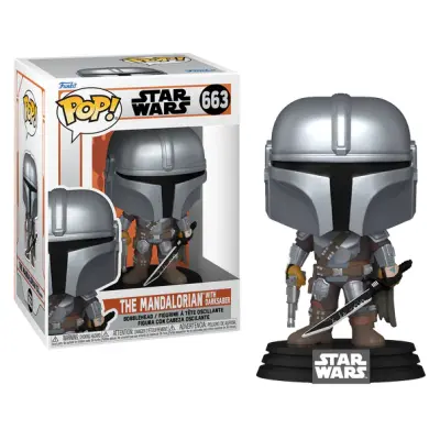 POP Star Wars The Mandalorian - Mandalorian with darksaber #663