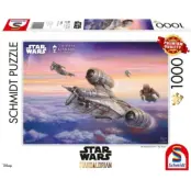 Schmidt Thomas Kinkade Disney Star Wars The Mandalorian The Escort 1000pc