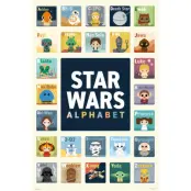 Star Wars - Alphabet - Poster 61x91cm